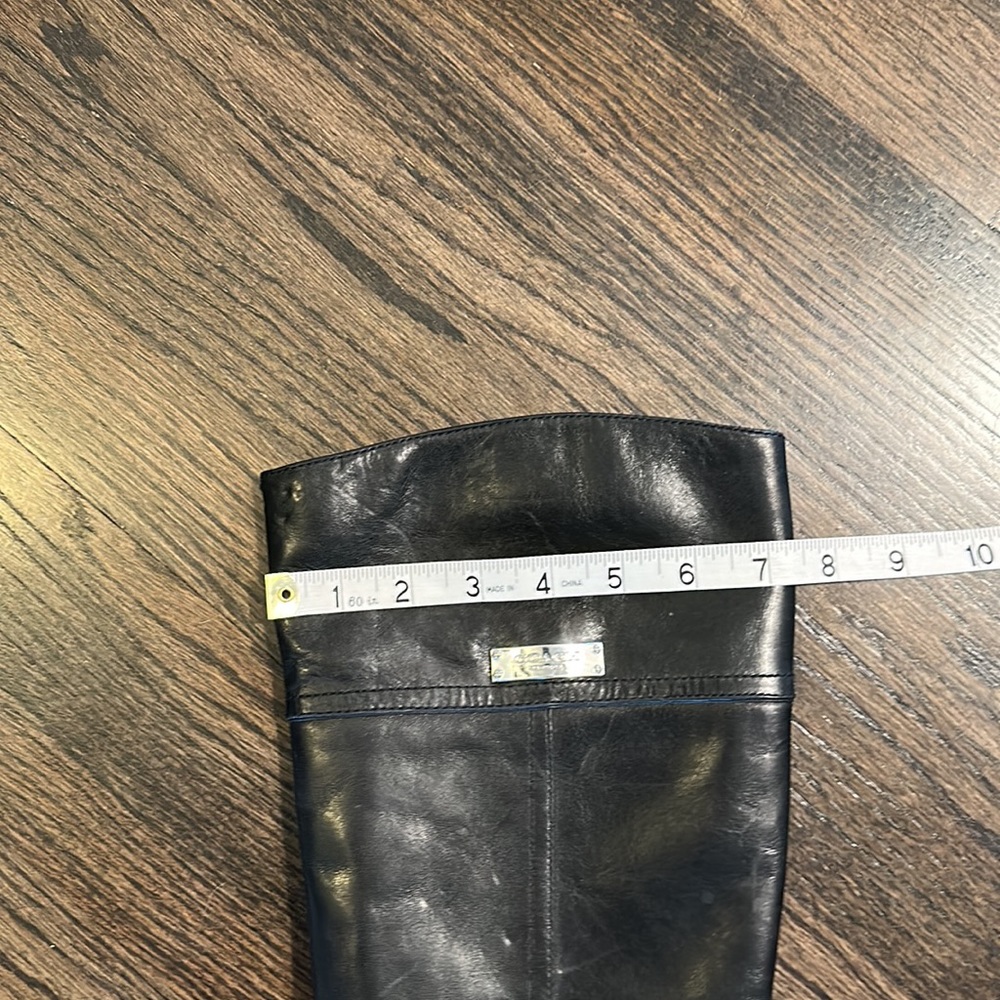 Coach Micha Boots Black Leather 8.5 GUC - Picture 3 of 13